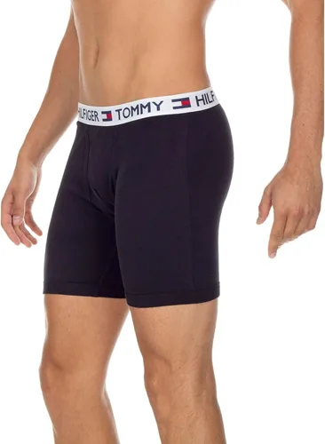 Vista 2 de Tommy Hilfiger Ropa interior para hombre, algodón, clásico, paquete de 4 calzoncillos tipo bóxer