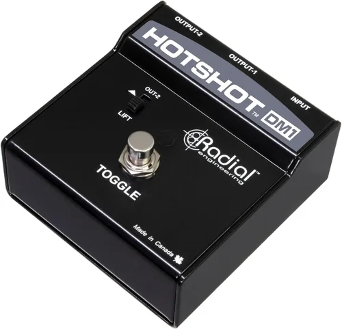 Vista 4 de Radial Engineering HotShot DM1 Interruptor de pedal de silenciamiento de señal de micrófono
