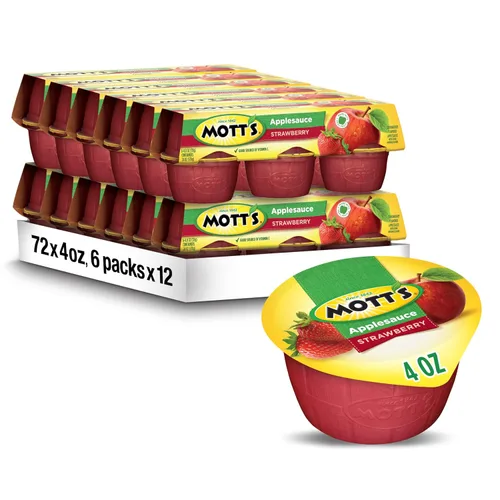 Vista 18 de Mott's Puré de manzana, taza de 4 onzas, 18