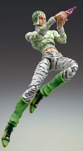 Vista 4 de medicos Jojo 's Bizarre Adventure: Parte 5- dorado Wind: Guido Mista – y segundo Super Acción de Sex Pistols Estatua