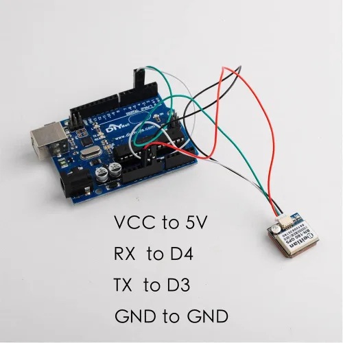 Vista 2 de BN-180 Módulo GPS UART TTL Dual Glonass GPS Navegación del coche con antena GPS para Arduino Raspberry Pi Pixhawk Aviones CC3D F3 controlador