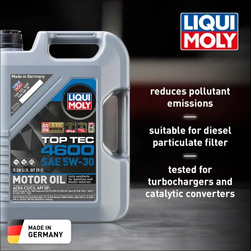Vista 2 de LIQUI MOLY Top Tec 4600 SAE 5W-30 5 L Aceite de motor totalmente sintético SKU: 20448