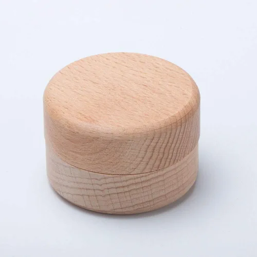 Vista 2 de Vctitil Caja de almacenamiento Redonda de madera Mini caja de madera redonda, Mini caja de madera de almacenamiento, Caja de madera