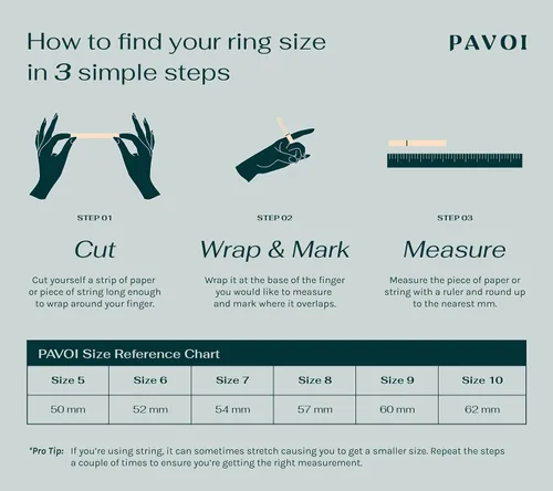 Vista 5 de PAVOI 14K Gold Plated Cubic Zirconia Stackable Ring Marquise Eternity Band For Women Plated Gold Stacking Ring