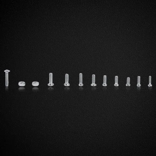 Vista 7 de 600pcs 12 tipos de tornillos pequeños Tuercas Kit surtido M1 M1.2 M1.4 M1.6 con caja de plástico para relojes Glassess Electrónica con caja