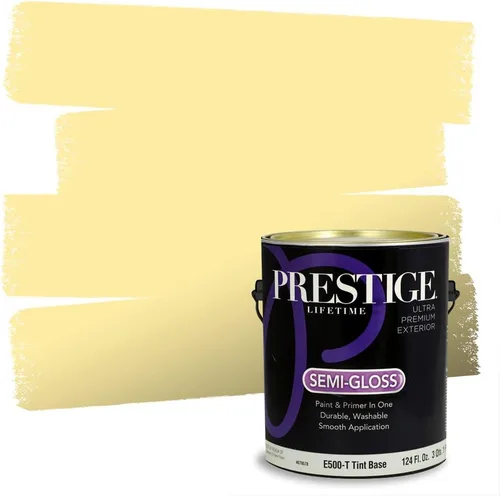 Vista 248 de PRESTIGE Pinturas de pintura exterior e imprimación en uno, 1 galón, plano, combinación comparable de Benjamin Moore* Pila de heno