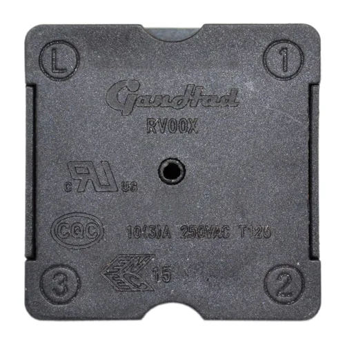 Vista 5 de HQRP Interruptor giratorio de 4 posiciones, 3 velocidades, 120V-250V, 10A, selector de velocidad para ventilador calefactor
