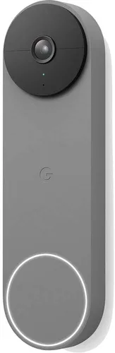Vista 14 de Google Nest Doorbell (Batería) - Nieve Timbre de video con zoom digital de 6x, HD, vista en vivo 24/7, visión nocturna, HDR, funciona con Google