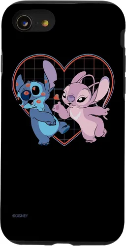 Vista 18 de Disney Lilo and Stitch Angel Heart Kisses - Carcasa para iPhone 17