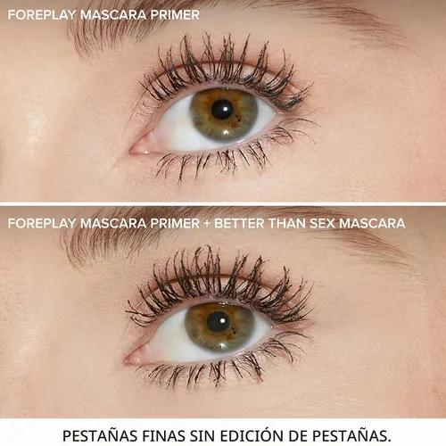 Vista 6 de Too Faced Better Than Sex Foreplay Mascara Primer Waterproof Eyelash Primer for Volume and Length Nourishing Argan Oil + Grape Seed Oil Formula