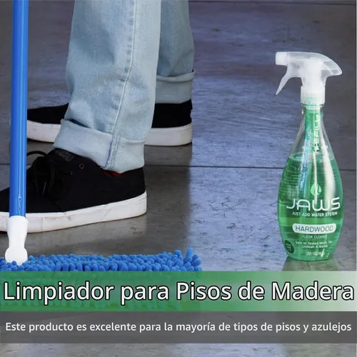 Vista 4 de JAWS Kit de limpieza para el hogar, cocina multisuperficie, vidrio, ducha y piso de madera, 2 cápsulas de repuesto incluidas. Suministros