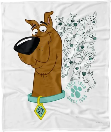 Vista 13 de LOGOVISION Scooby Doo Burst - Manta de forro polar de 36 x 58 pulgadas, explosión