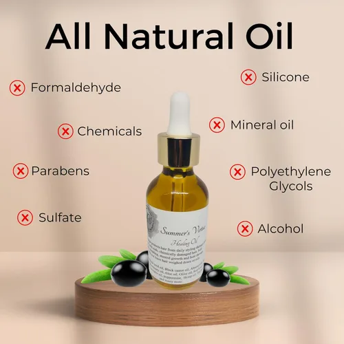 Vista 9 de Tratamiento de aceite capilar para cabello dañado, aceite de crecimiento del cabello, aceite para el cabello con romero, aceite amla y aceites