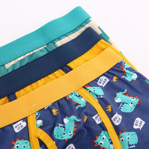 Vista 2 de JN&LULU Calzoncillos tipo bóxer para bebés, ropa interior de algodón para niños