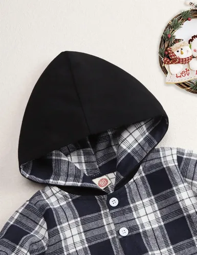 Vista 41 de Conjunto de ropa para bebés y niños pequeños, camisa con capucha y pantalones deportivos para otoño e invierno