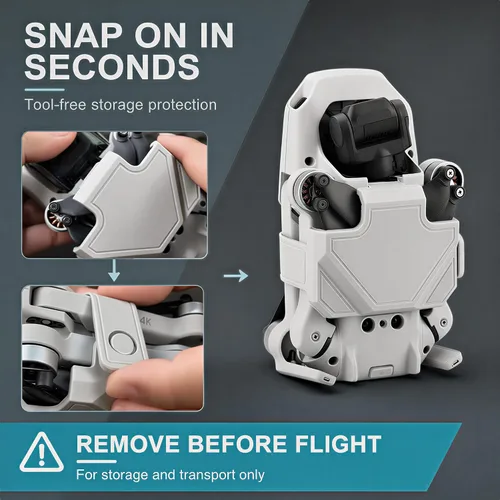 Vista 4 de Protector de hélice para DJI Mini 4K/Mini 2 SE/Mini 2/Mavic Mini gris
