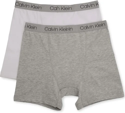 Vista 3 de Calvin Klein Paquete de 2 calzoncillos tipo bóxer para niño Comodidad de algodón premium