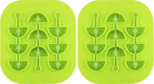 Vista 4 de Tovolo Heart Swizzle - Molde de hielo para agitador, tamaño Highball, silicona flexible, apto para lavavajillas