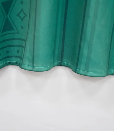 Vista 7 de Vestido de princesa con bolsa de manga corta para niñas y niños pequeños
