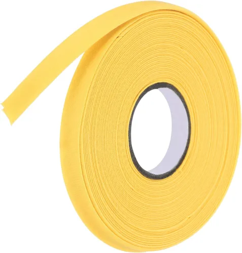 Vista 13 de MECCANIXITY Cinta al bies de doble pliegue de 1 pulgada, cinta al bies de poliéster continua a granel para coser, costura, acolchado, dobladillo