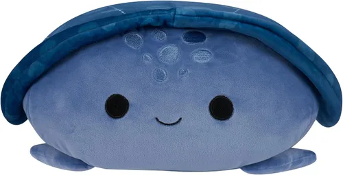 Vista 2 de Squishmallows Stackables Original Truman Tortuga Carey Azul de 12 pulgadas - Peluche oficial ultrasuave de Jazwares