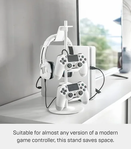 Vista 3 de YAMAZAKI Casa Smart Universal Ajustable Controlador De Juego StandTitular Del Controlador - Acero
