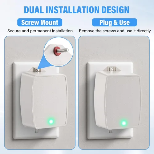 Vista 3 de 1 paquete de transformador enchufable de 16.5 V 20 VA, 20 vatios Compatible con timbres Ring Nest Ecobee, certificación UL, fusible PTC, fácil