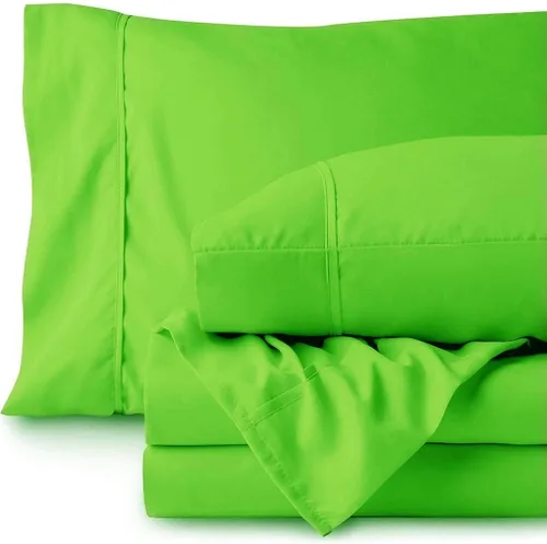 Vista 16 de 500TC Hoja de Super Calidad Ropa De Cama fija 100% algodón egipcio 4pc Set 24" pulgadas bolsillo extra profundo