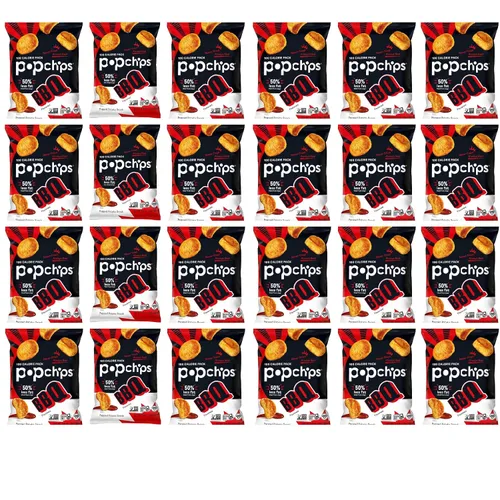 Vista 21 de Popchips Paquete variado de papas fritas, porciones individuales de 0.8 onzas (paquete de 24), 4 sabores: 8 sal marina, 8 barbacoa, 4 crema agria