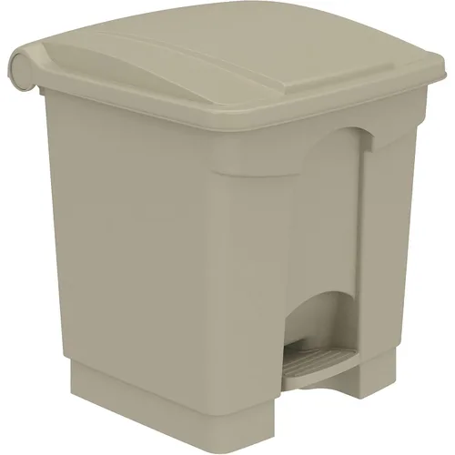 Vista 11 de Safco - Cubo de basura con pedal de pie, cubo de basura de plástico de 8 galones, color negro