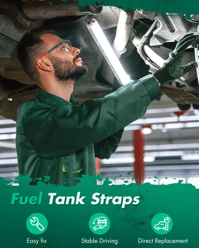 Vista 5 de SCITOO 578-237 Juego de 2 correas para tanque de combustible compatibles con Cadillac Escalade/Escalade ESV/Escalade EXT, para Chevy