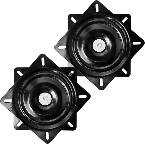 Vista 5 de MySit Taburete de bar resistente de 6.25 pulgadas de repuesto de placa giratoria, mecanismo giratorio cuadrado para silla reclinable o muebles
