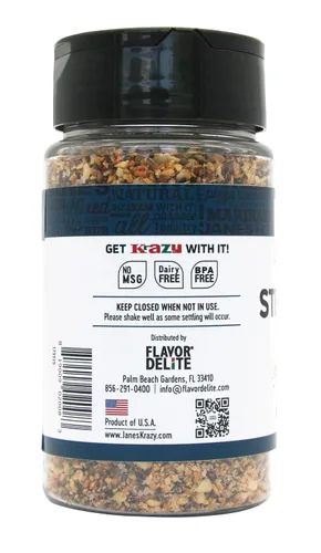 Vista 3 de Jane's Krazy Seasonings Mixed-Up - Condimento para carne, 4 onzas