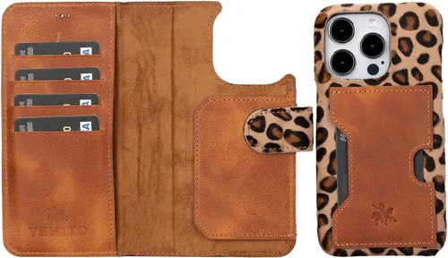 Vista 16 de Venito Florence - Funda de piel compatible con Samsung Galaxy S9, extra segura con bloqueo RFID, cartera desmontable para teléfono (gris decolorado)
