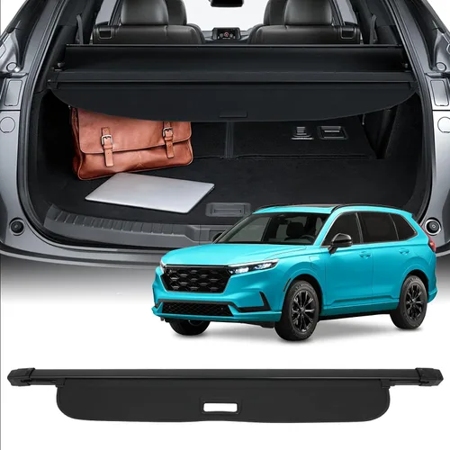 Vista 65 de SCITOO Cubierta de carga 2022-2024 para Jeep Grand Cherokee, accesorios retráctiles para maletero trasero, antimiradas, cubierta de seguridad