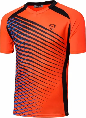 Vista 2 de jeansian Camiseta deportiva de secado rápido para hombre, manga corta, camiseta Shiirt Tees Tops Tenis Golf Bowling LSL1059