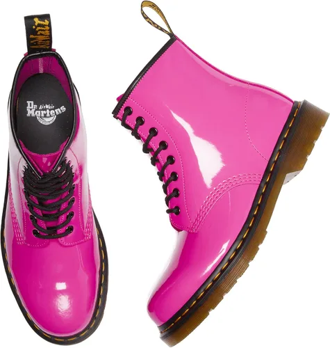 Vista 3 de Dr. Martens Botas de moda unisex para adultos 1460 Patent Lamper