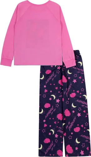 Vista 2 de Disney Girls' 2-Piece Loose-fit Pajamas Set