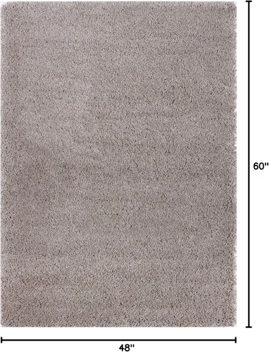 Vista 3 de Colección de alfombras súper suaves (4 x 5, beige)