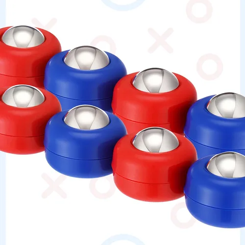 Vista 3 de Gejoy Mini Shuffleboard Discos de Repuesto Equipo de Mesa Rodillos Set Shuffleboard Curling Accesorios