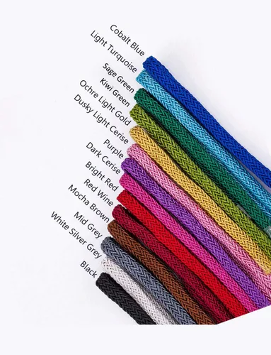 Vista 5 de Neotrims Recorte tubular I Cordón en viscosa, tejido de ganchillo, 0.315 in trenzado joyería trenzado cuerda cordón. efecto de diseño de espiga.