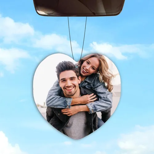Vista 9 de FIMILOVE Ambientador de Aire Personalizado para Coche con Cara y Cuerpo de Dibujos Animados, Regalo Personalizado para el Día de San Valentín