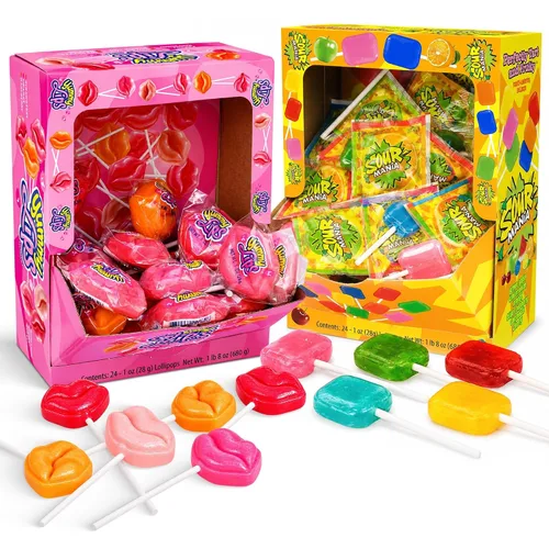 Vista 11 de Yummy-Lix Piruletas (Paquete de 24, Redondas Gourmet)