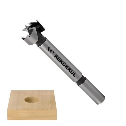 Vista 31 de Broca Forstner de 3 pulgadas, broca Forstner de 3 pulgadas para carpintería, cortador de bisagra para madera dura, madera contrachapada, plástico