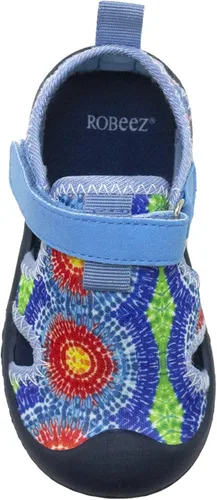 Vista 6 de Robeez Zapatos acuáticos para niños y niñas, antideslizantes, de neopreno, para verano, playa, piscina, para bebésniños pequeños, de 12 meses a 3.5