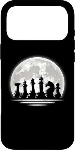 Vista 22 de Chess Design - Chess Figures Full Moon - Chess Case for iPhone 17