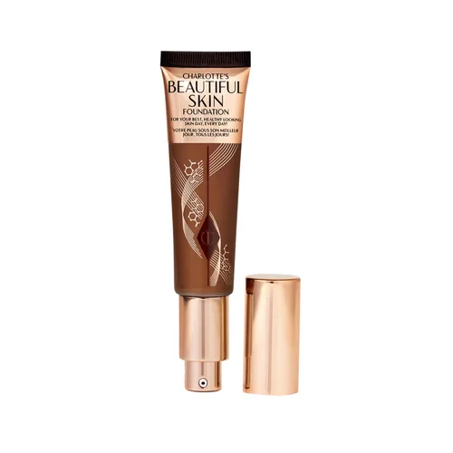 Vista 25 de Charlotte Tilbury Base de Maquillaje Beautiful Skin de Cobertura Media Hidratante - Maquillaje Líquido Edificable para Brillo Instantáneo
