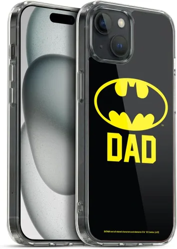 Vista 158 de Head Case Designs Funda de gel con licencia oficial de Batman DC Comics Bat Signal Logos [protección de grado militar] compatible con Apple iPhone 7
