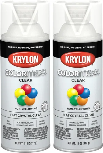Vista 40 de Krylon K05554007 COLORmaxx Pintura en aerosol y base para uso en interiores y exteriores, color almendra satinada, 12 onzas (paquete de 1)