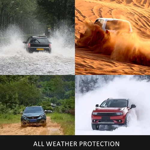 Vista 7 de Alfombrillas para todo tipo de clima y forro de carga para Volkswagen Atlas 2018-2026 (asientos de 6 pasajeros), juego completo de 3 filas